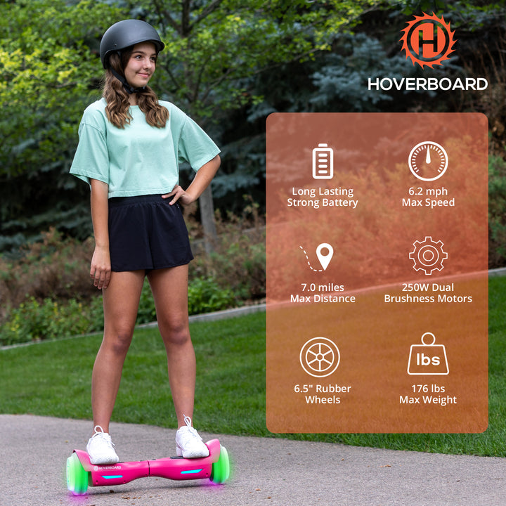 Hoverboard® Trinity Max 6.3" LED  6.2Mph 7.1Miles