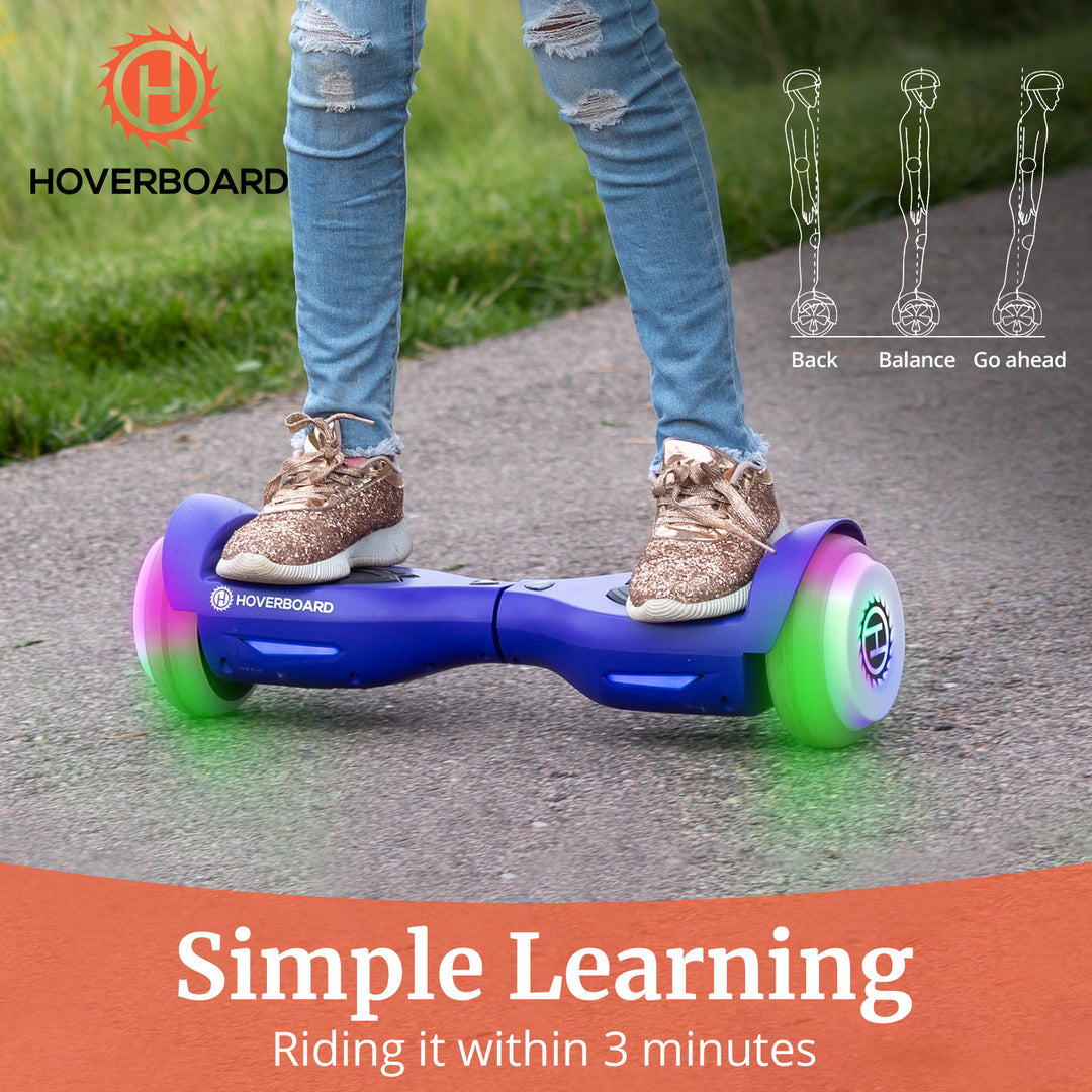 Hoverboard® Trinity Max 6.3" LED  6.2Mph 7.1Miles
