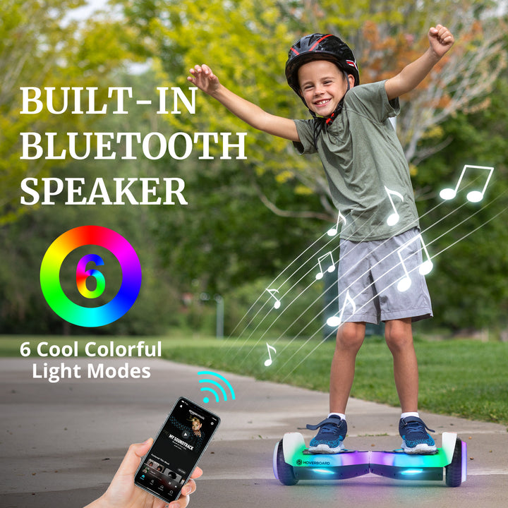 Hoverboard® Pulse Bluetooth LED 6.3" 6.2Mph丨4Miles Range