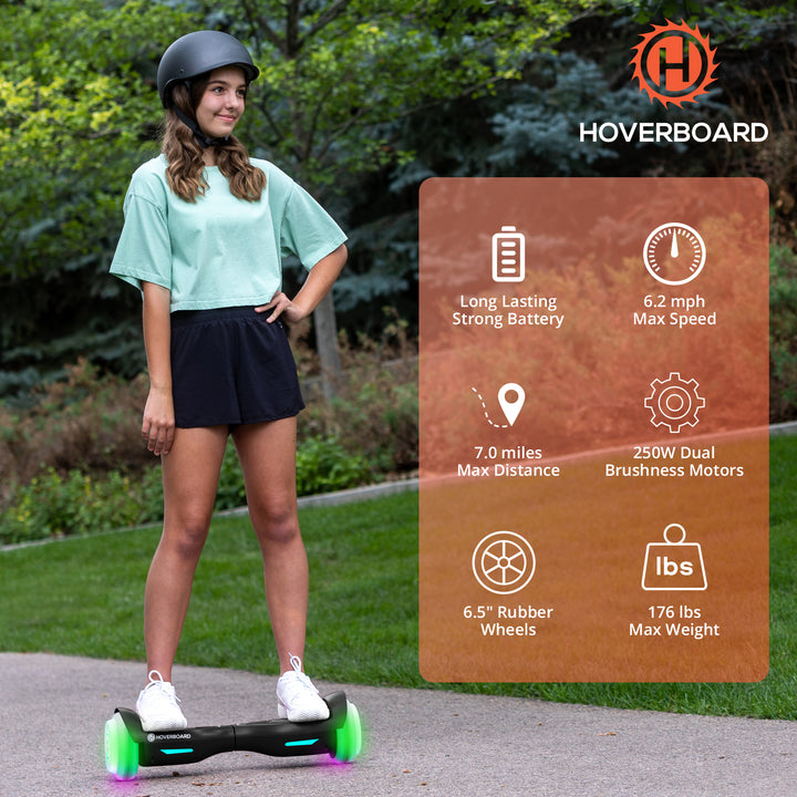 Hoverboard® Trinity Max 6.3" LED  6.2Mph 7.1Miles
