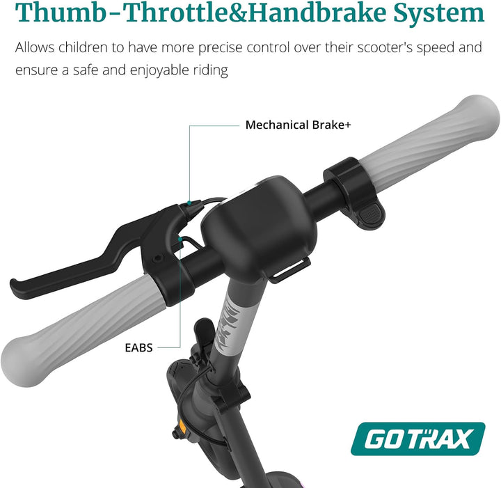 Gotrax Comet Kids E-Scooter With 6'' Solid Tire 9.4 Mph 4Miles Range