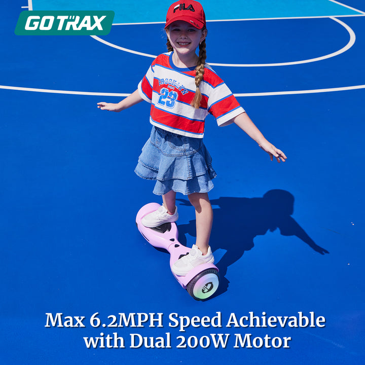 Gotrax ELF Hoverboard® LED 6.3" 6.2Mph丨4Miles Range