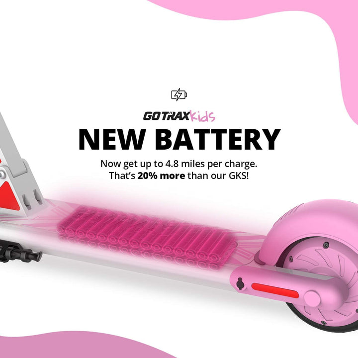 Gotrax® GKS Lumios Kids E-Scooter With 6'' LED Solid Tire 7.5Mph丨4.8Miles Range