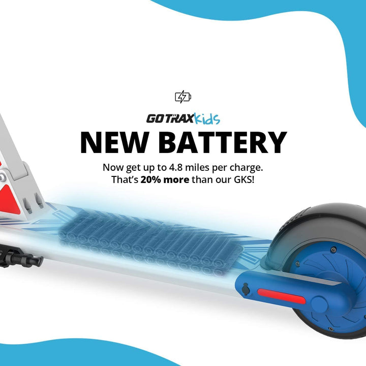 Gotrax® GKS Lumios Kids E-Scooter With 6'' LED Solid Tire 7.5Mph丨4.8Miles Range