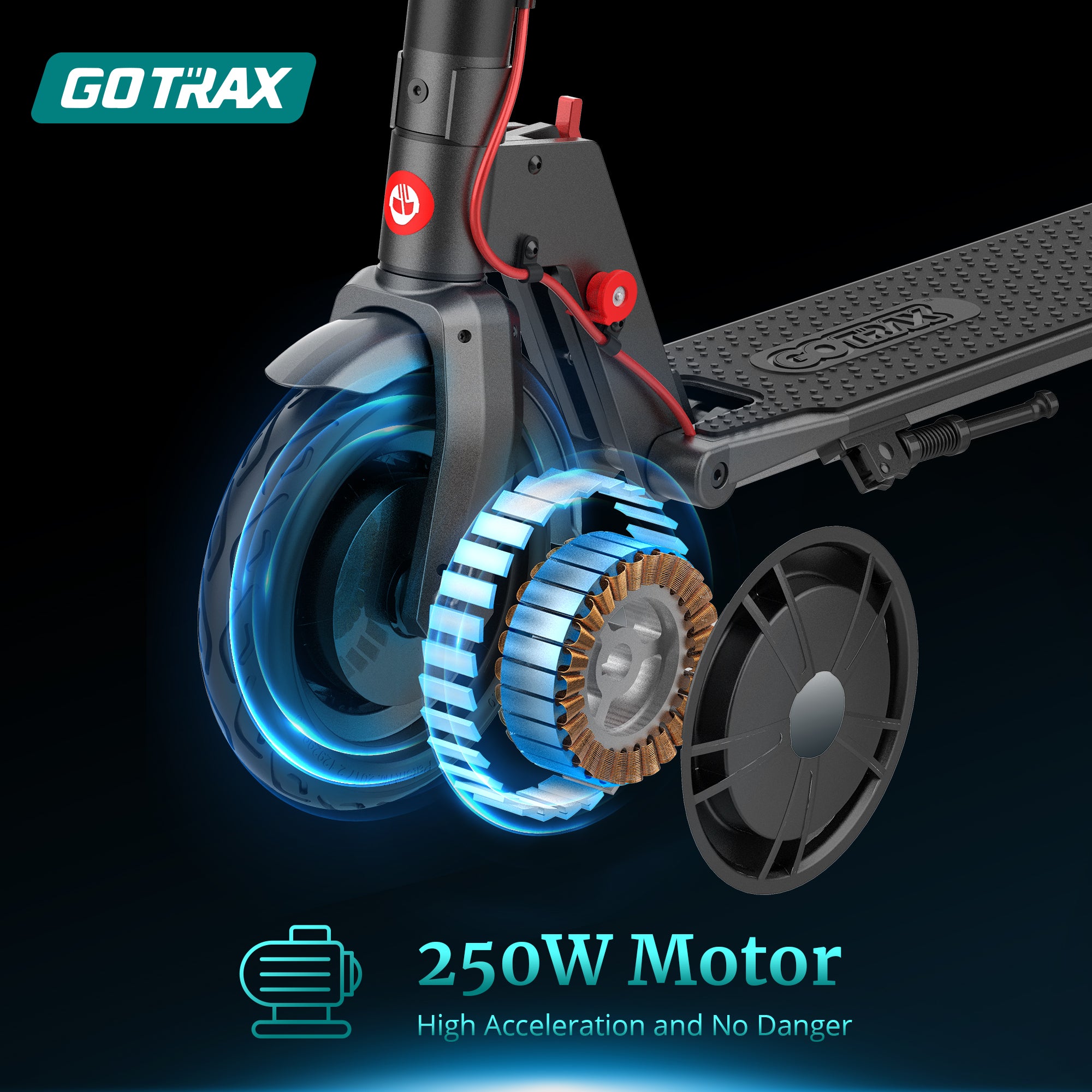 Gotrax® GXL V2 Foldable Electric Scooter 8.5'' HoneyComb Tires