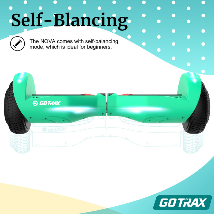 Gotrax Nova LED Hoverboard 6.5'' 6.2Mph丨3.1Miles Range