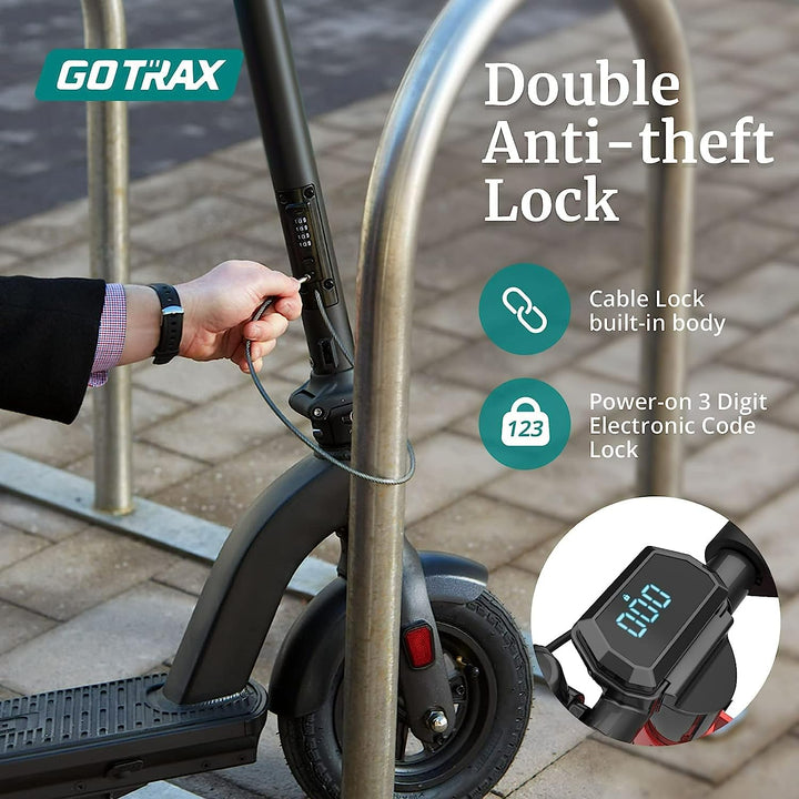 Gotrax G4 Commute Foldable 10'' E-Scooter With Lock 20Mph丨25Miles Range
