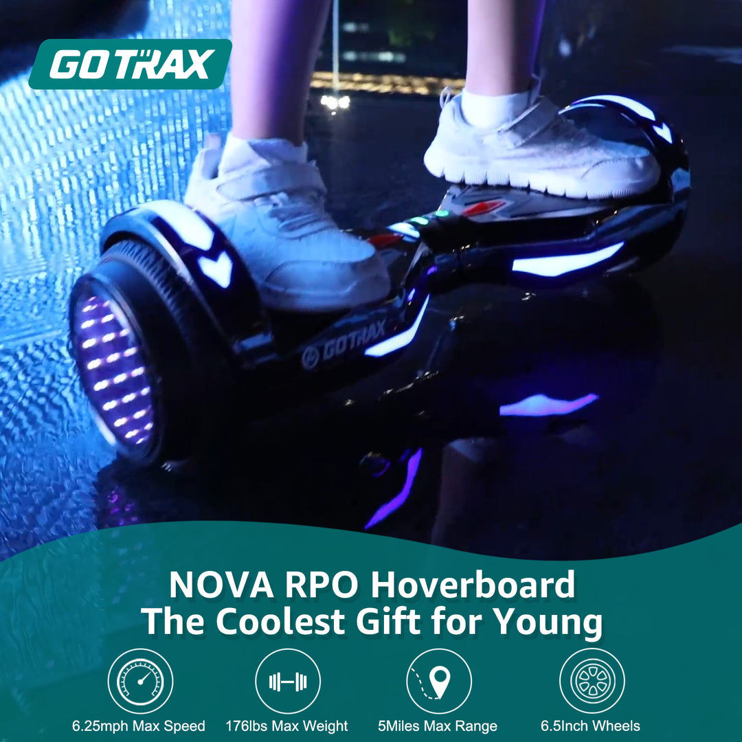 Gotrax Nova Pro Bluetooth 6.5" Off Road Hoverboard 6.2Mph丨5Miles Range