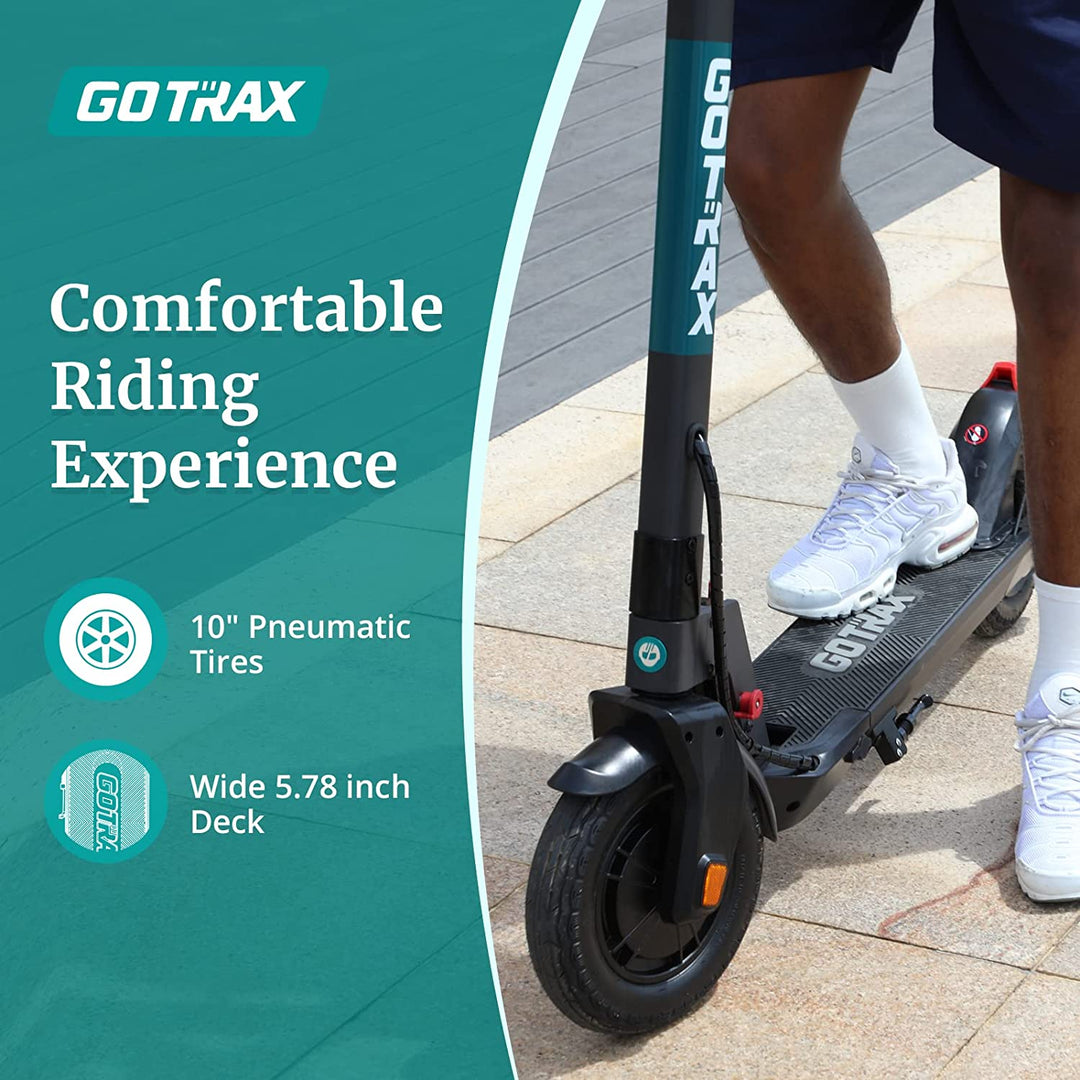Gotrax XR Elite Max Commute Folding 10'' E-Scooter 15.5Mph 18-20 Miles