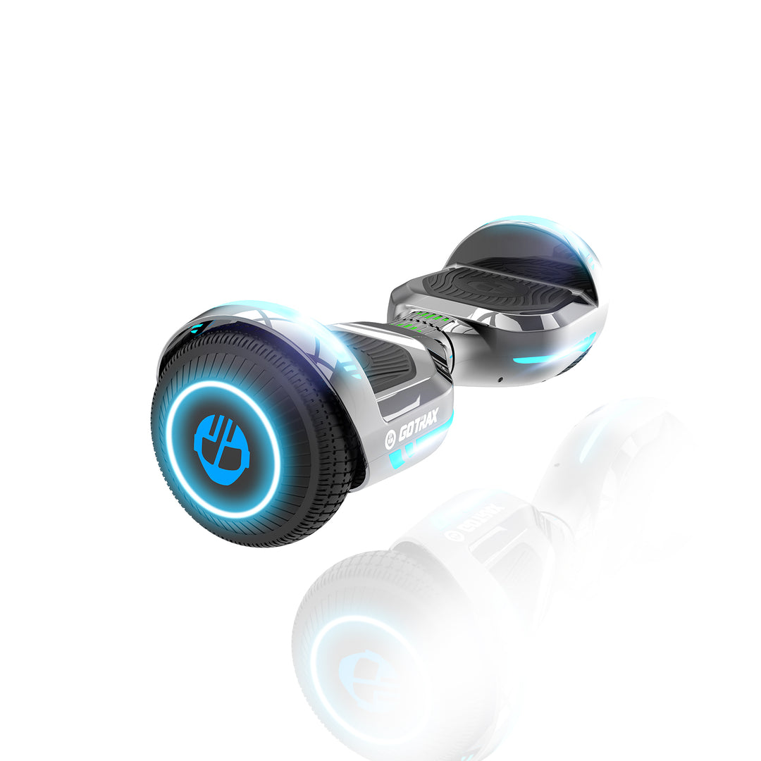 Gotrax Glide Refurbished Bluetooth 6.5" LED Hoverboard 6.2 Mph 3.1 Miles