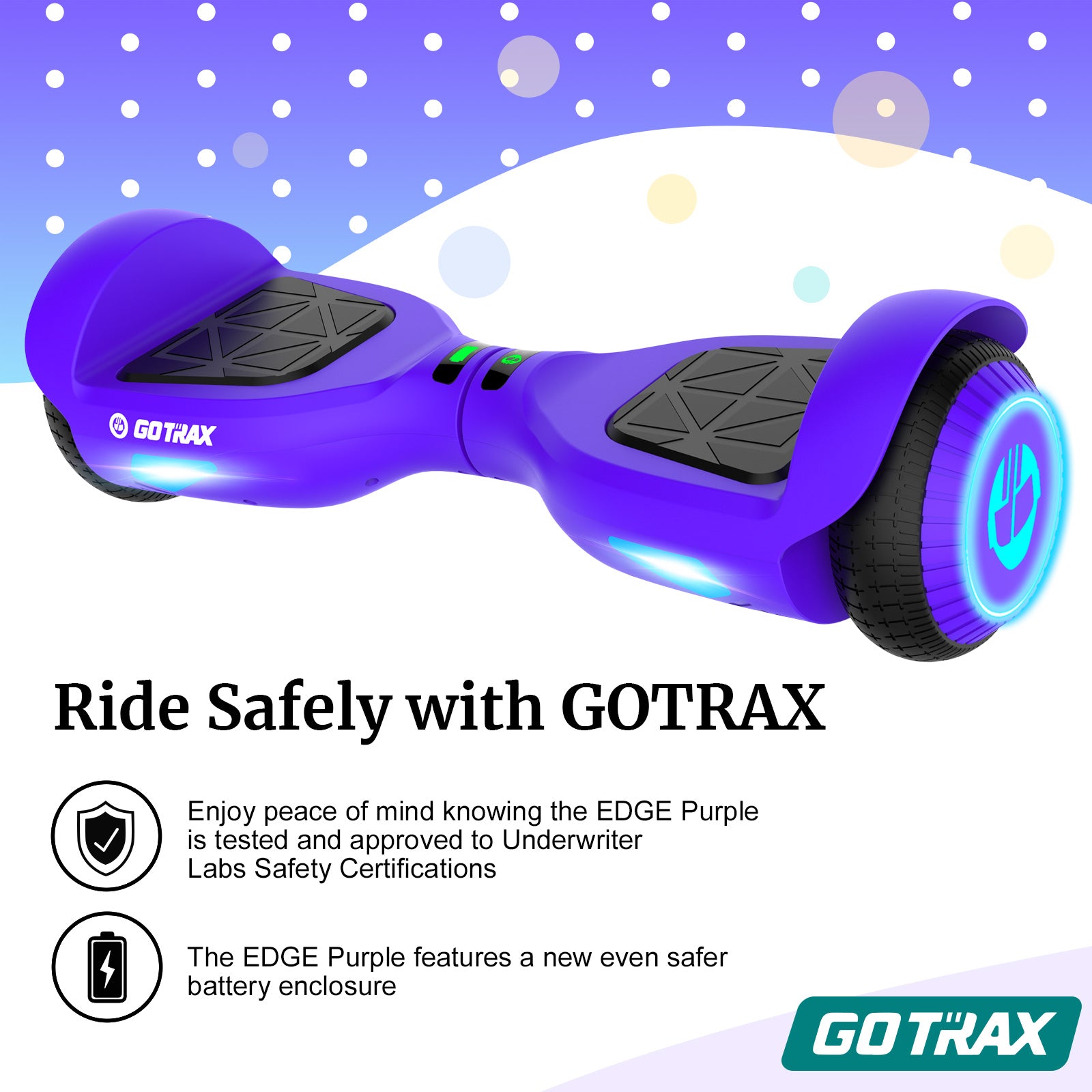 GOTRAX EDGE Self Balancing Hoverboard 6.5"