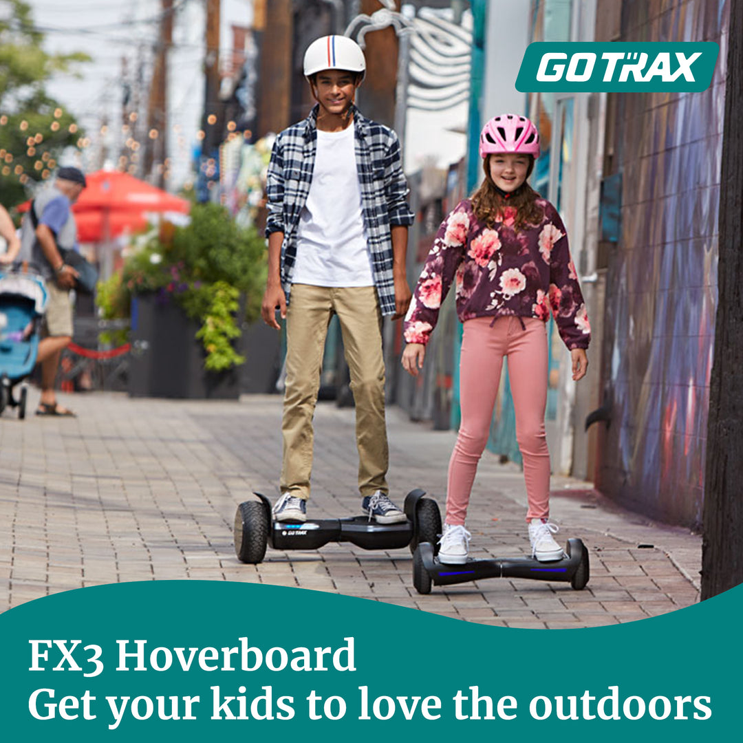 Gotrax Fluxx FX3 Hoverboard 6.5" LED Wheel 6.2Mph Max Speed 3.1Miles