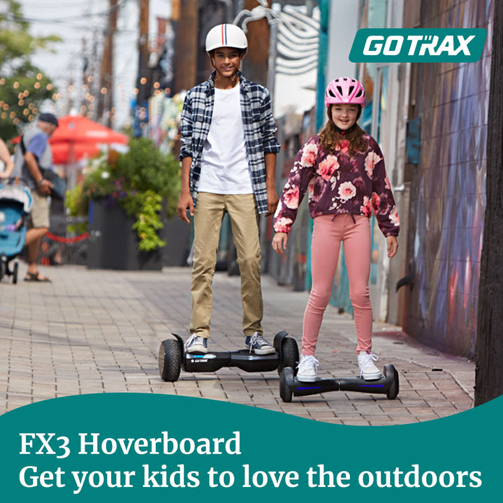 Gotrax Fluxx FX3 LED Hoverboard 6.5" 6.2Mph丨3.1Miles Range