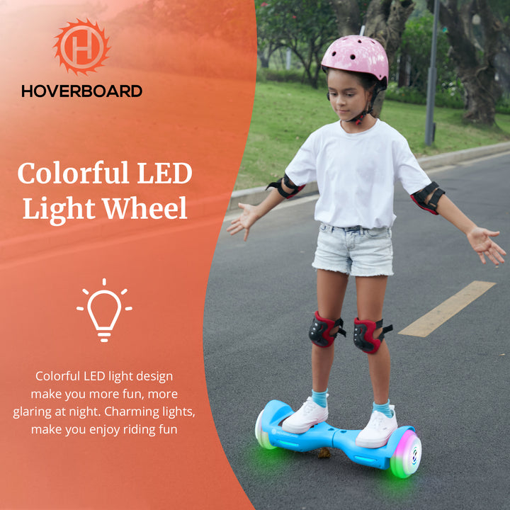 Trinity Bluetooth Hoverboard 6.3" LED Wheel 6.2 Mph Max Speed 3.1 Miles