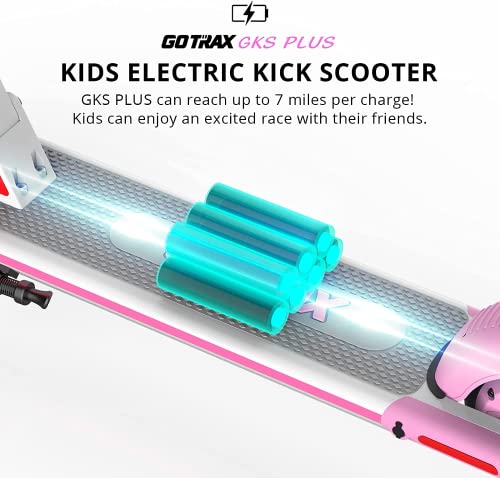 Gotrax GKS Plus LED 6" Kids E-Scooter With 7.5 Mph Max Speed 7 Miles