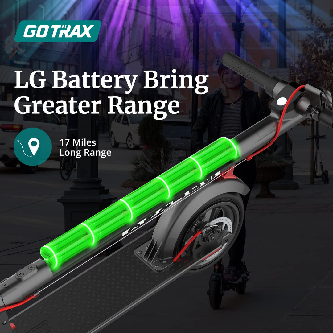 XR Ultra 8.5" Foldable Electric Scooter 15.5 Mph Max Speed 17 Miles