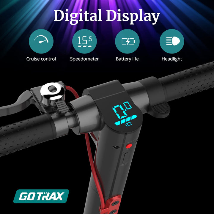 Gotrax XR Elite Commute Foldable 8.5'' E-Scooter 15.5 Mph 18 Miles