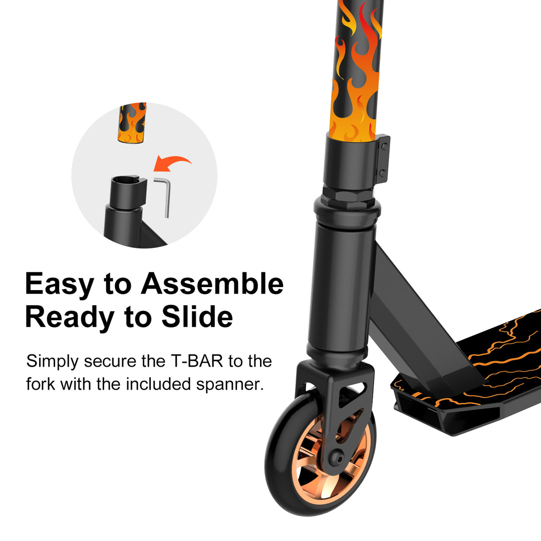 RideVolo T01 Stunt Scooter Freestyle Tricks For Beginners