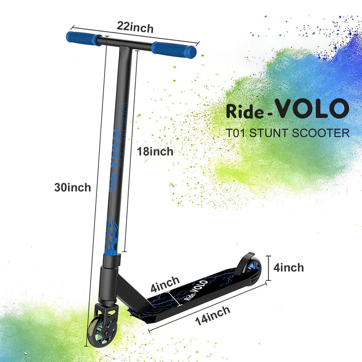 RideVolo T01 Stunt Scooter Freestyle Tricks For Beginners