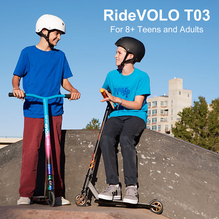RideVolo T03 Stunt Scooter Freestyle Trick For Advanced Riders