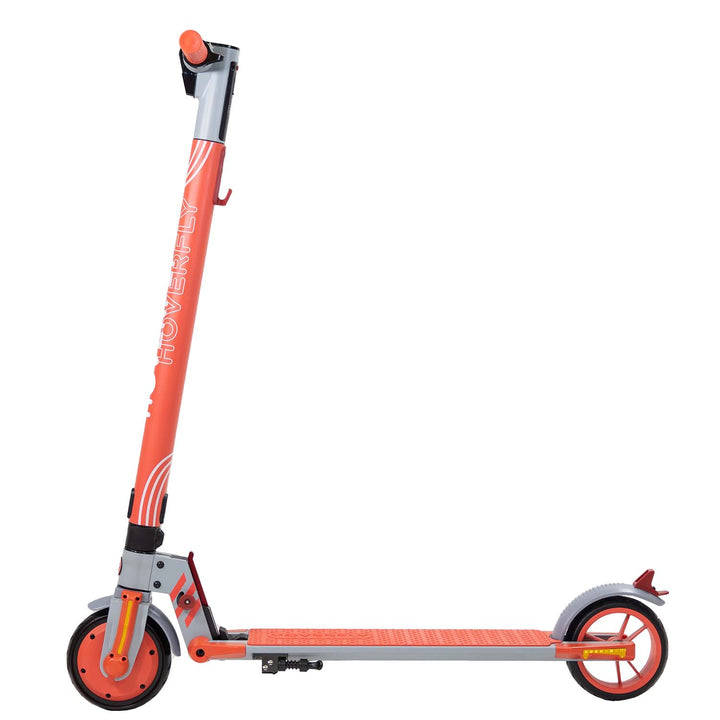 Hoverfly Red Vibe Foldable Electric Scooter for Teens Left Angle
